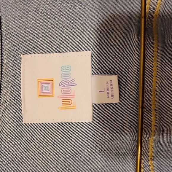 Lularoe Jean Jacket - Picture 2 of 4